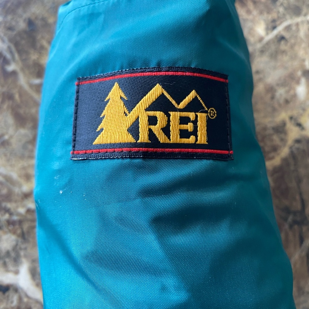 REI windbreaker AQUA Green Outdoor Apparel